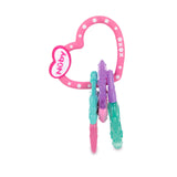 Nuby IcyBite Popsicle, Donut and Ice Cream Teether Ring - 3+ Months