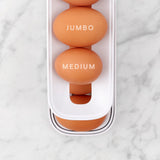 YouCopia RollDown™ Egg Dispenser, Space-Saving Rolling Eggs Dispenser and Organizer for Refrigerator Storage