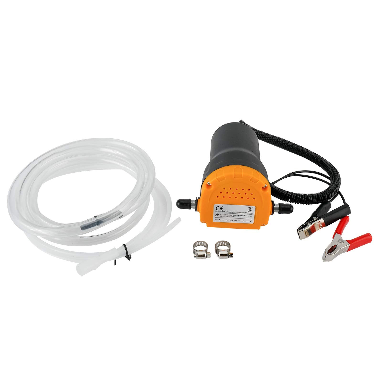 Amarine Made Oil Pump, Oil Extractor Pump 12V, 60w Oil Removal Pump for Oil Change, Electric Transfer Oil Pump, Easily Scavenge Oil from Cars, Motorcycles, RVs, Boats, and lawn Equipment