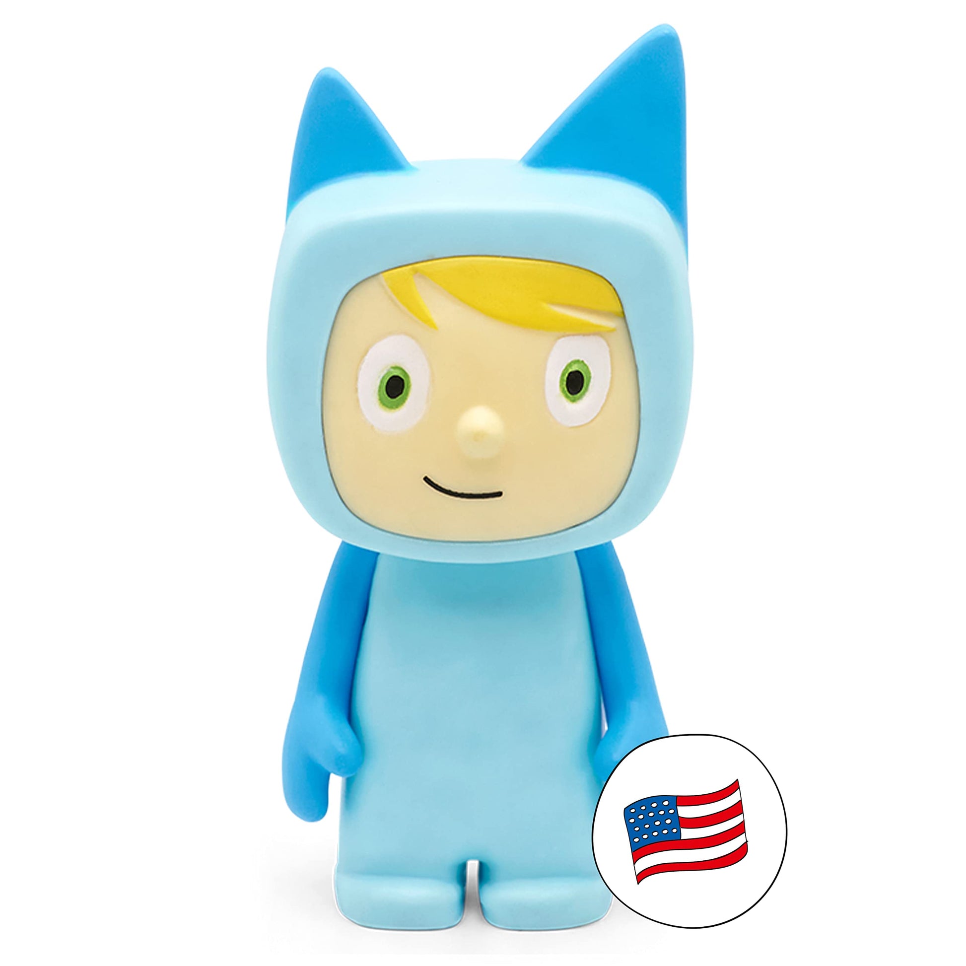 Tonies Creative Audio Character - Record and Upload up to 90 Minutes of Your Own Stories and Songs - Light Blue/Light