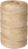 PerkHomy 1100 Feet Jute Twine String 2mm Natural Thin Twine for Crafts Gardening Garden Plant Gift Wrapping Art Decoration Packing Material Christmas Twine Bulk Heavy-Duty (1100FT * 2mm * 3 ply)