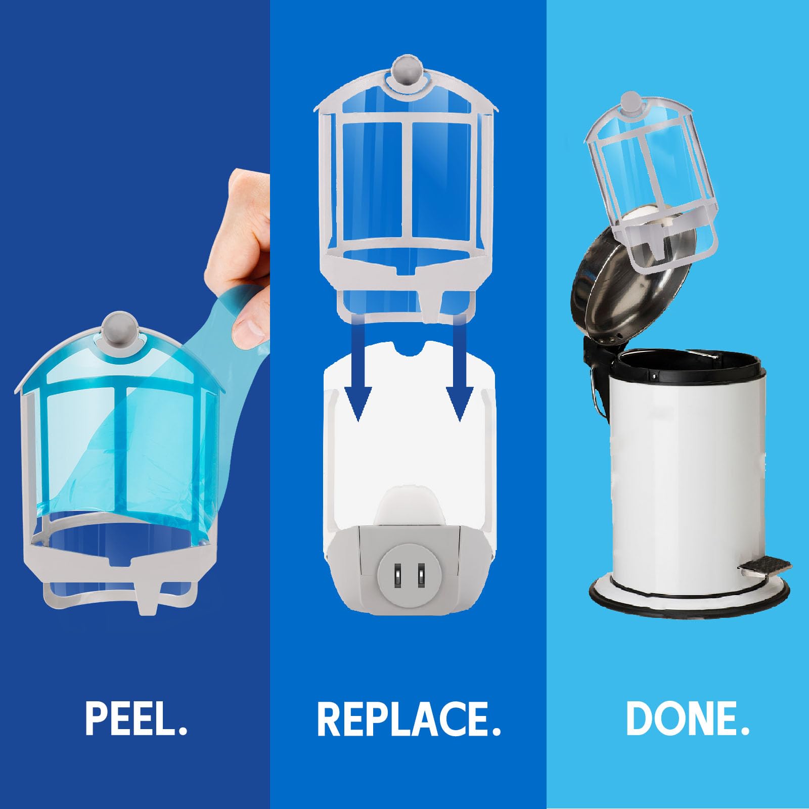 ZVVN 8 Pack Refill Cartridges, Refills Compatible with Indoor Light M364A and Max, Replacement 100% Fit (8 Refill Cartridges)