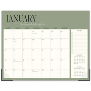 Guasslee Desk Calendar 2025, Desk Top Calendar 2025, 18-Month School Year Desk/Wall Calendar, 2025 Jan-2026 June, 14" X 11" Monthly Planner With Thick Paper For Office Home School Organizing