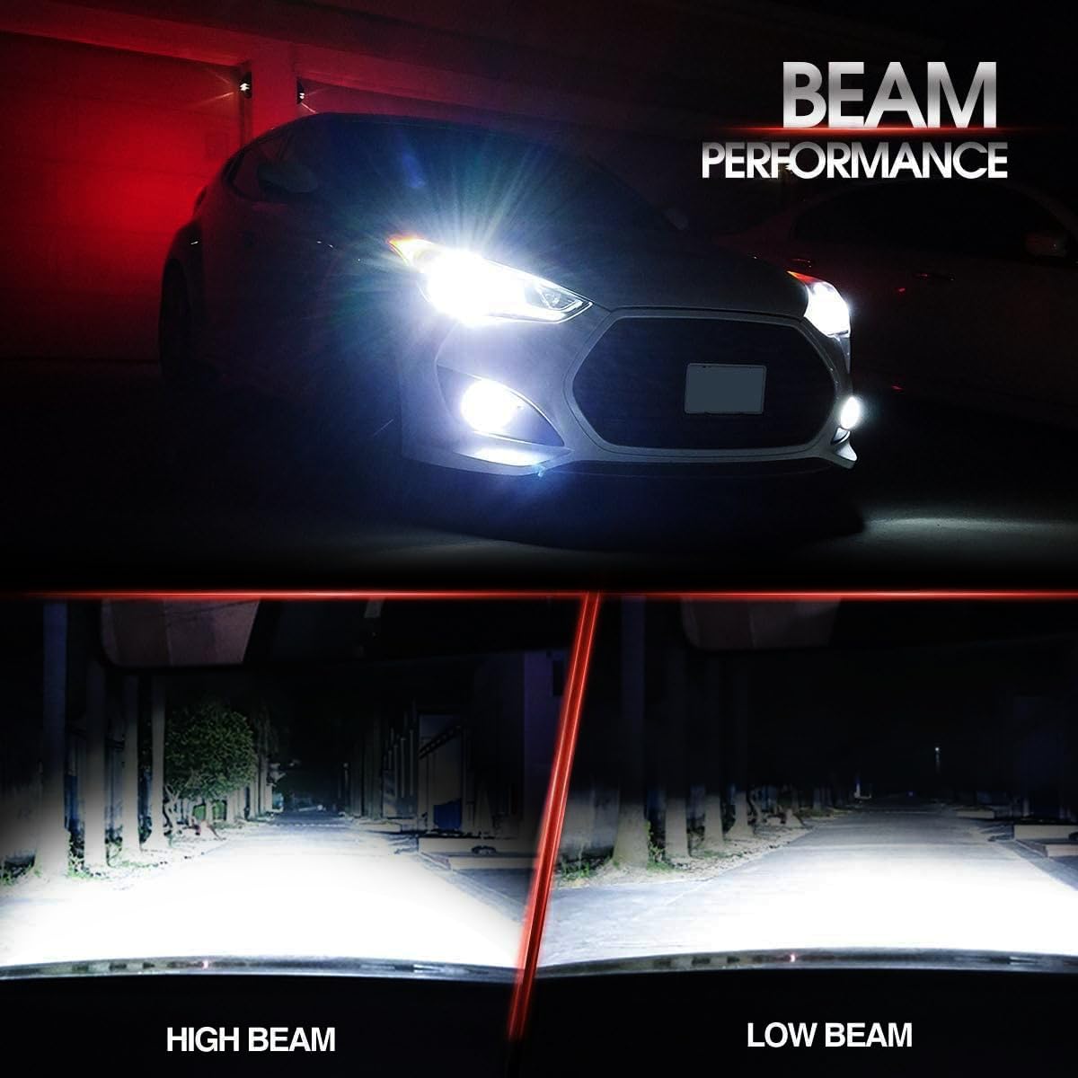 Torchbeam D1S HID Bulbs, 6000K Cool White, 150% Lighting Distance, Xenon Bulb, IP67 Design with Metal Stents Base, Pack of 2