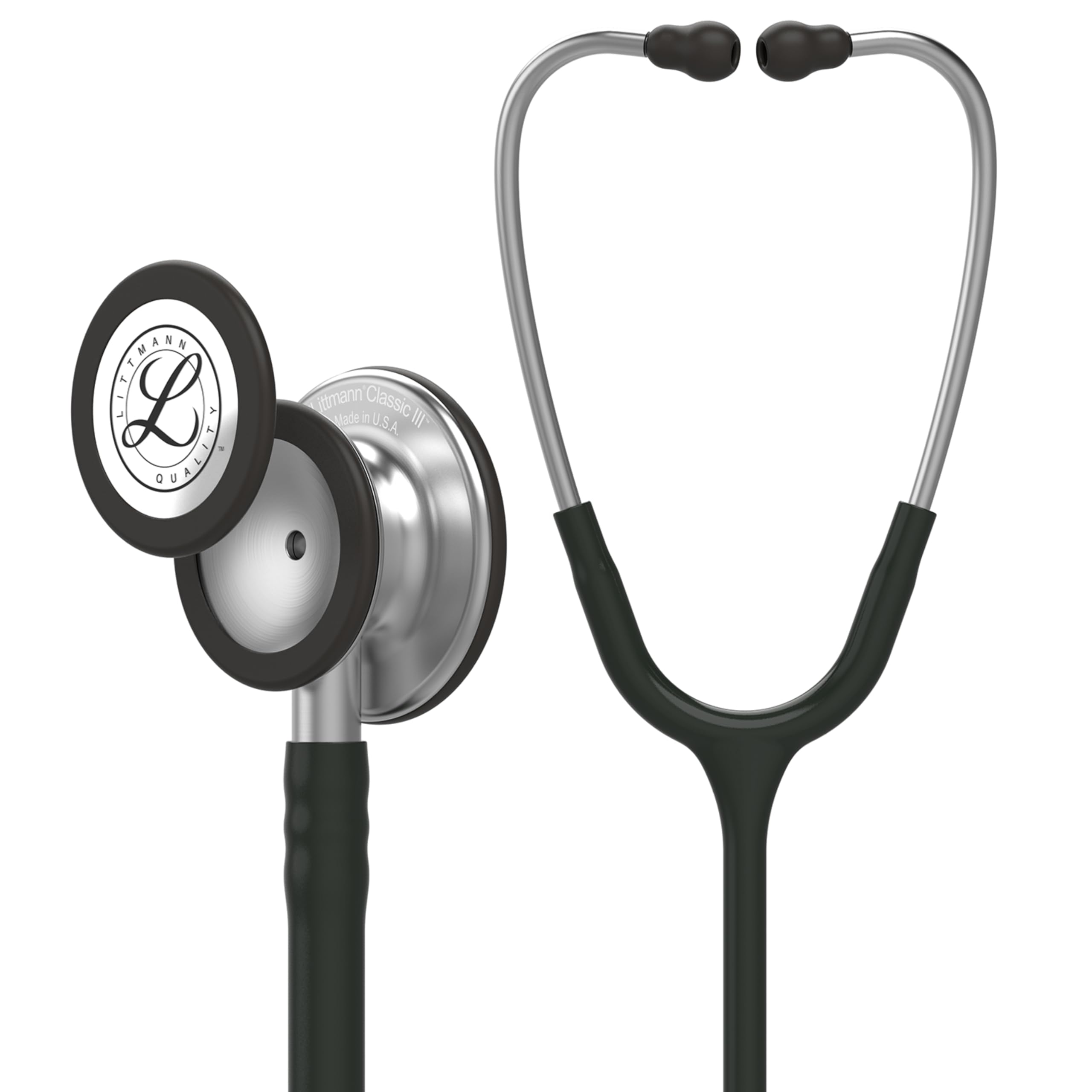 3M Littmann Classic III Monitoring Stethoscope, 5633, More Than 2X as Loud* and Weighs Less**, Stainless Steel Chestpiece, 27" Pearl Pink Tube