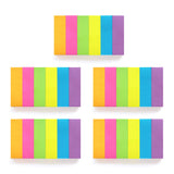 30 Pads 0.5x1.8 Sticky Notes Flags Tabs Page Markers 6 Bright Color Sticky Index Tabs Page Flags 80 Sheet/Pad