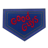 Good Guys Embroidered Iron/Sew on Patch Funny Punk Biker Emblem Gothic Armband Child's Play Badge for Shirts Applique Horror Costume Halloween Cosplay Souvenir