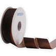 XMRIBBON Coffee Velvet Ribbon Single Sided, 1 1/2 Inch by 10 Yards Spool (Brown)