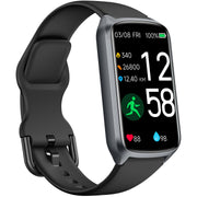 Amzhero Health Fitness Tracker with 24/7 Heart Rate, Blood Oxygen, Blood Pressure, Sleep Tracker, 5ATM Waterproof Activity Trackers with Step Tracker, Pedometer (S & L Bands Included)