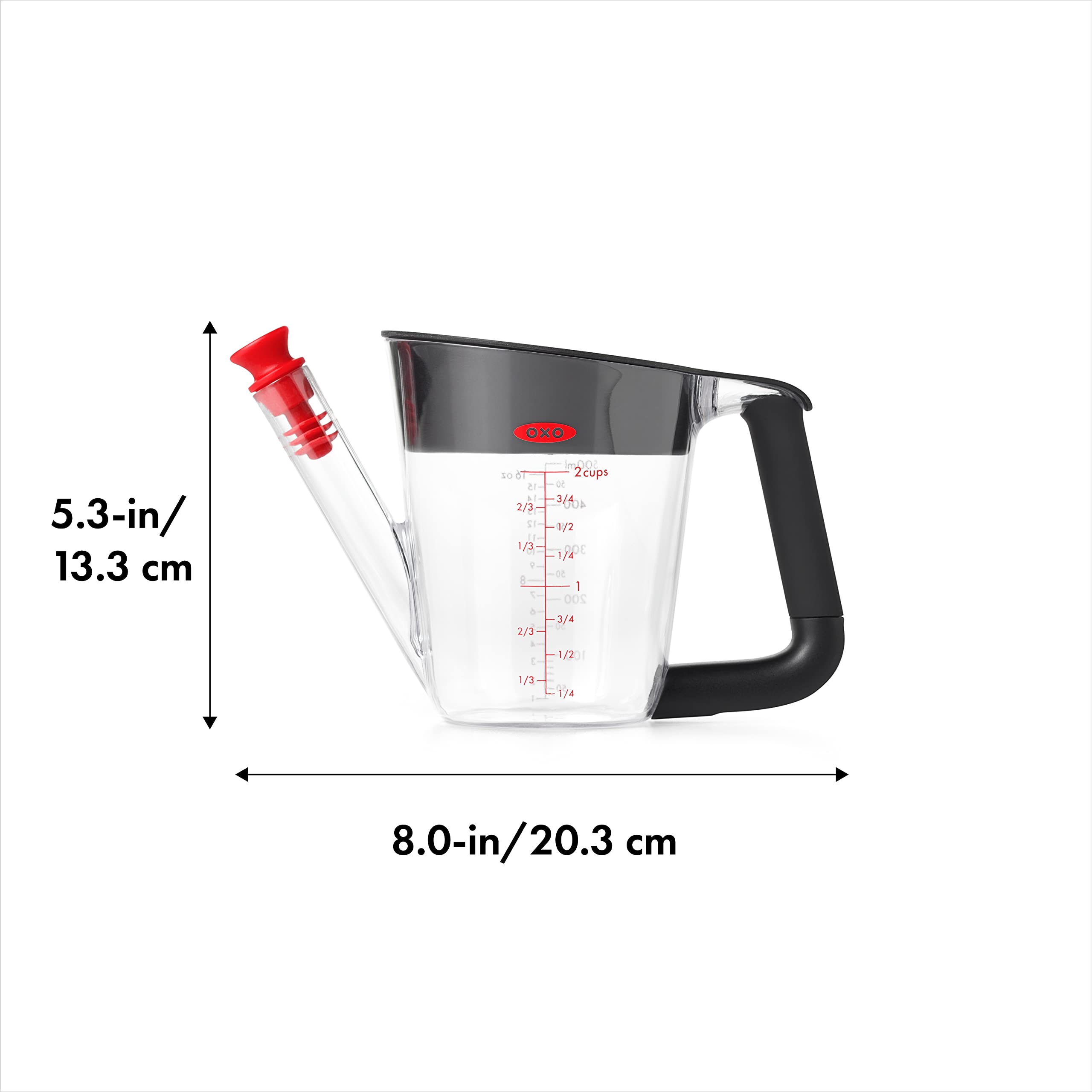 OXO Good Grips 4 Cup Fat Separator, Clear