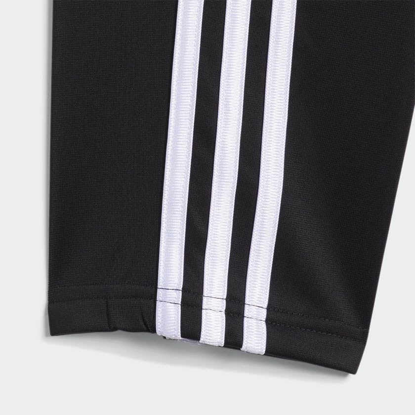 adidas boys Active Sports Athletic Tricot Jogger Track Pants, Iconic Adi Black, Medium US