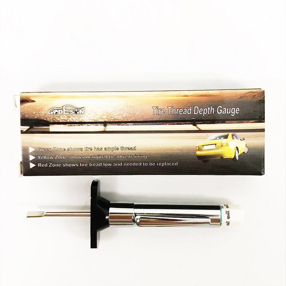 GODESON 88702 Smart Color Coded Tire Tread Depth Gauge