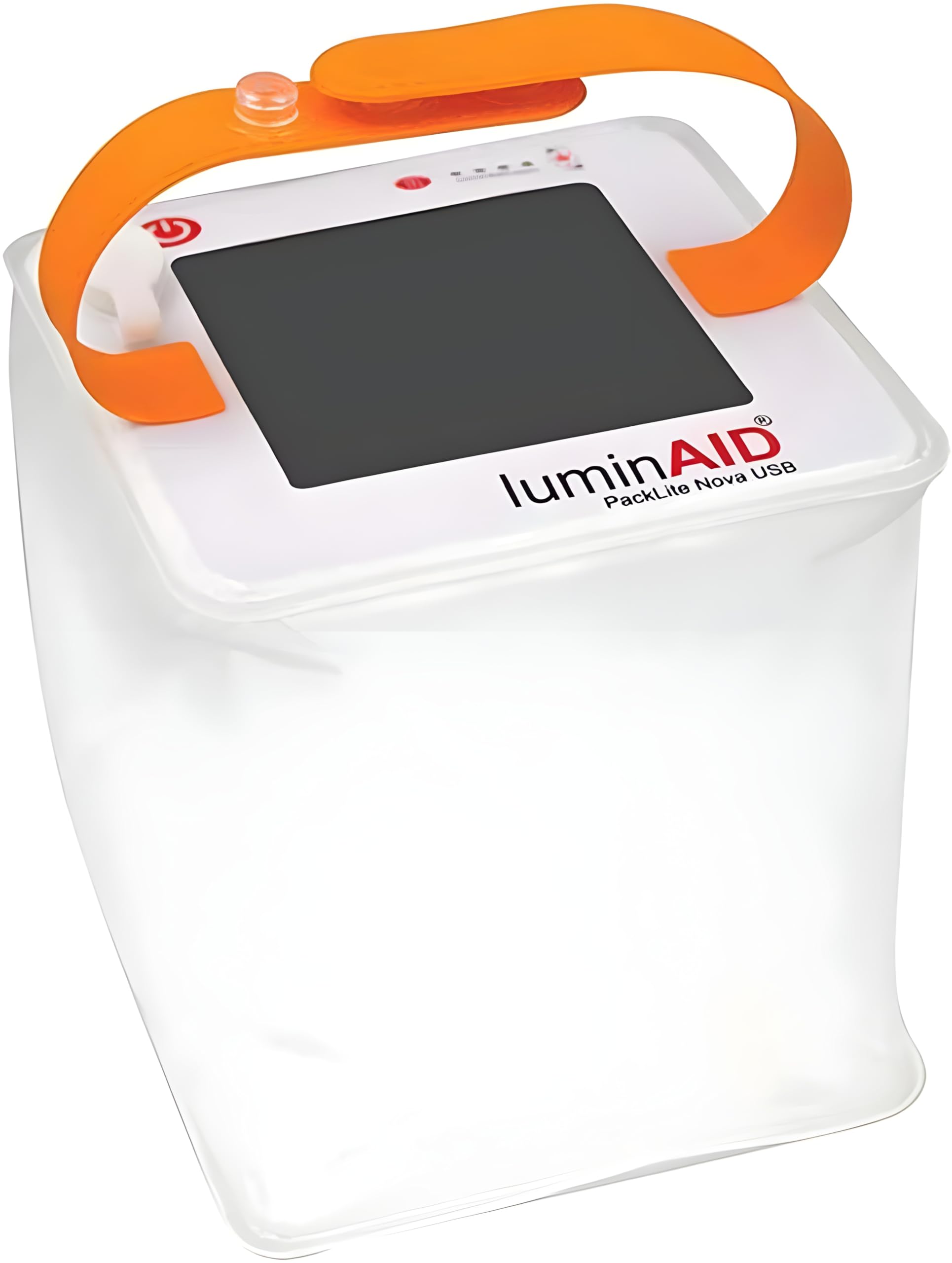 LuminAID Solar-Campinglaterne – Aufblasbare LED-Lampe, perfekt für Camping, Wandern, Reisen und mehr – Notlicht für Stromausfälle, Hurrikane, Überlebensausrüstung – Bekannt aus „Shark Tank“