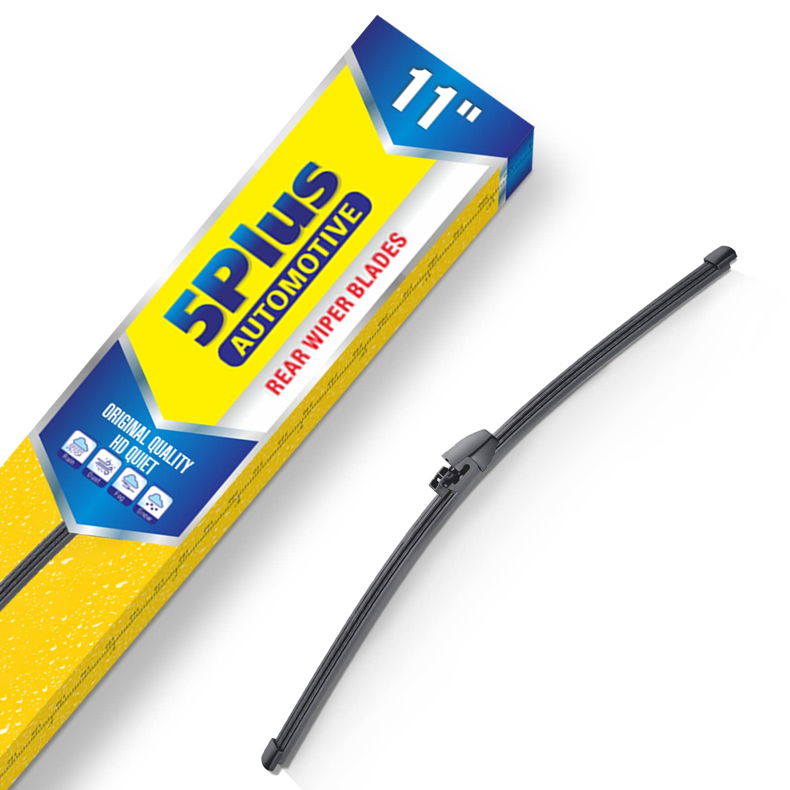 12" Rear Wiper Blade Replacement for Nissan Rogue 2021-2008 Juke 2017-2011 Kicks 2020-2013 Pathfinder 20-13 Qashqai 21-17 /Benz M GLE 19-06 GL GLS 21-07 GLK 15-10 BACK Windshield Wiper Blade (12-J)