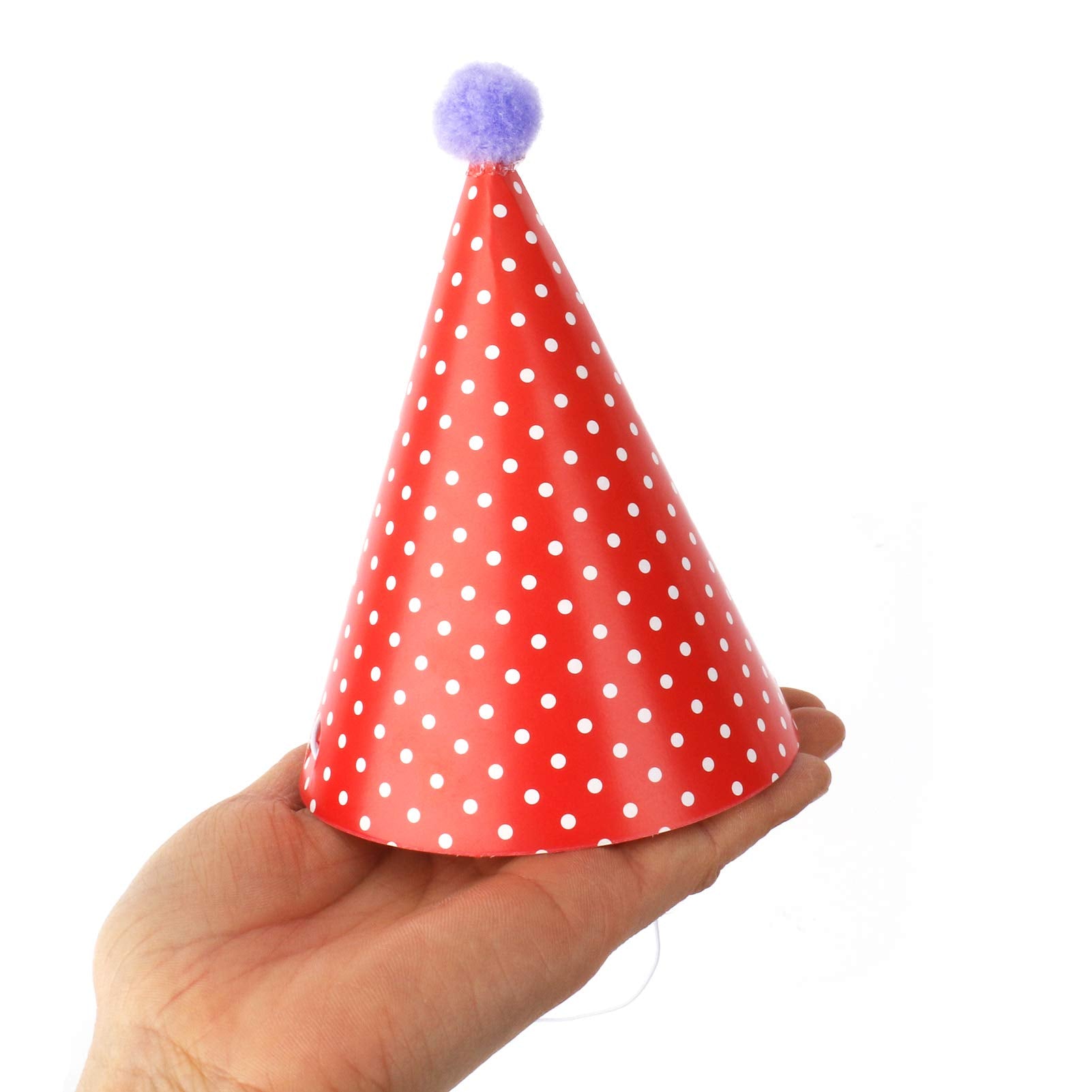Vesil Mini Kids Birthday Party Hats, Assorted, DIY Assembly Required