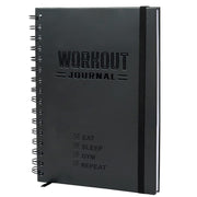 Nextnoid Hardcover Fitness Journal Workout Planner for Men & Women - A5(5.7" x 8.3") Sturdy Workout Log Book to Track Gym & Home Workouts