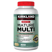 Kirkland Signature Adults 50+ Mature Multi, 400 Tablets 1