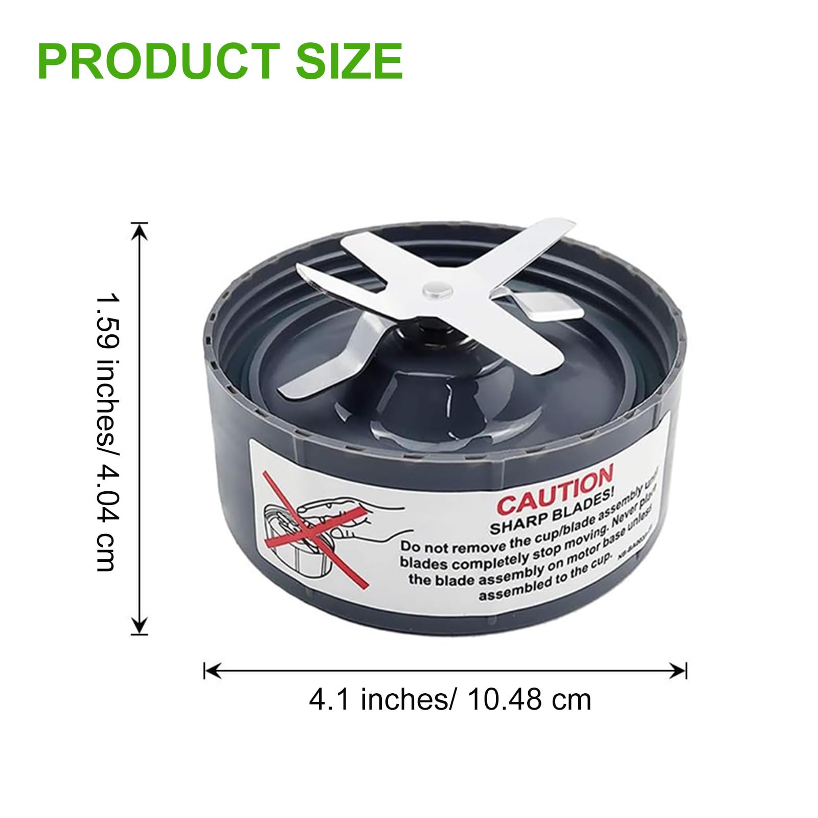 Replacement Extractor Blade, Fit for NutriBullet 600w/ 900w Pro Series Blender with Silicone Rubber Gaskets Seal Ring for NutriBullet Blender Blade Replacement Parts