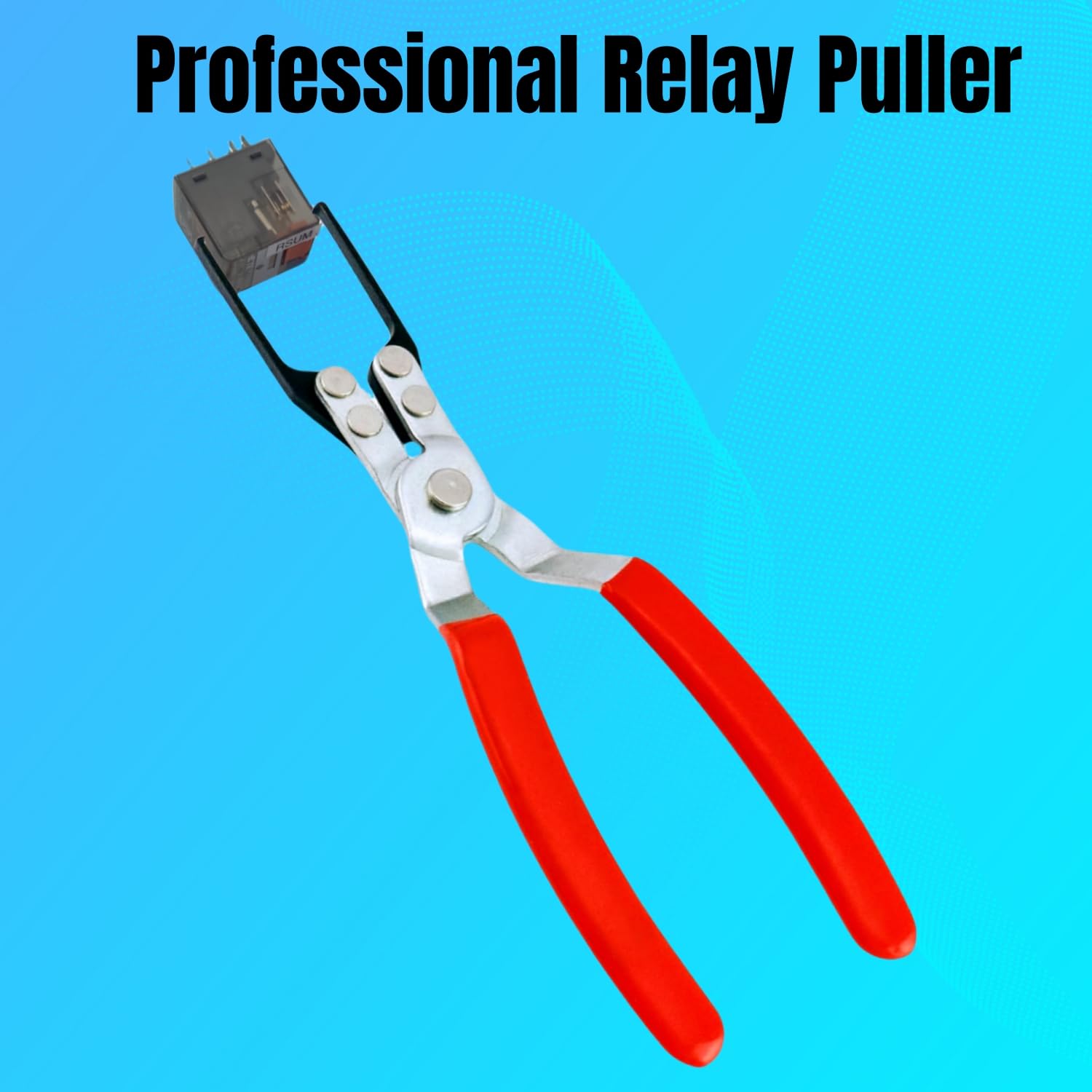 LZLINYJLONG Relay Puller Pliers Relay and Fuse Remover Tool, Automotive Relay FMM Fuses Puller Tool, Car Vehicle Battery Terminal Wiper Remover