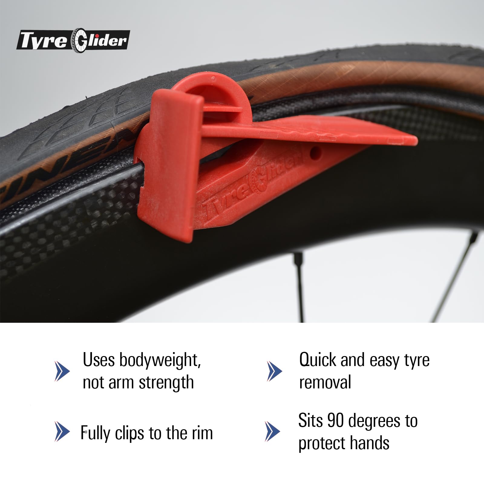 Tyre Glider | The Next Gen Tire Lever | Bike Tire Levers | Tyre Tool for Bicycles | for All Tire Widths Including Mountain, Road & Gravel Bikes
