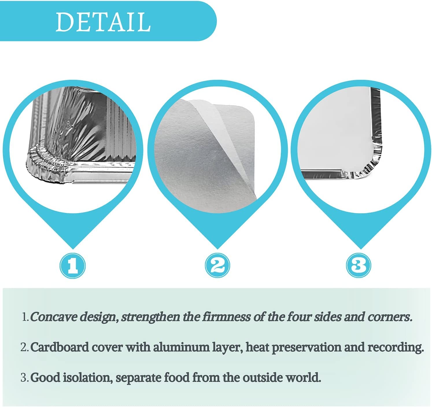 1 Lb Small Aluminum Pans with Lids(40 Pack - 5"×4") Tin Foil Pans Disposable Cookware- Cardboard Lids, for Cooking Baking Party Meal,Takeout Trays - To Go Disposable Food Container