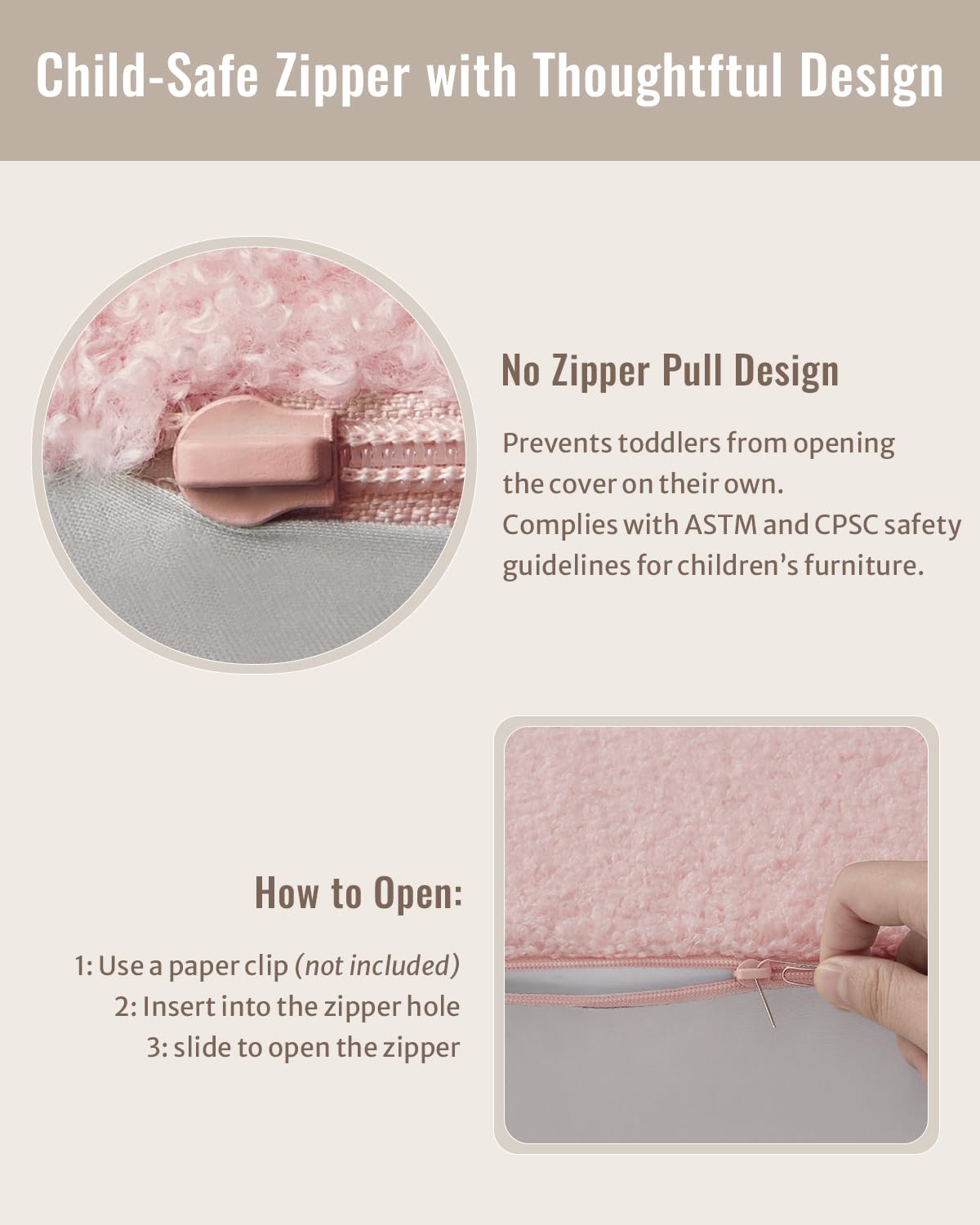 Blissful Diary Kids Couch, 2-in-1 Soft Toddler Couch Fold Out, Toddler Chair Comfy, Convertible Sofa to Lounger, Kids Furniture for Playroom, Gift for Birthday, Children's Day, Pink Shell