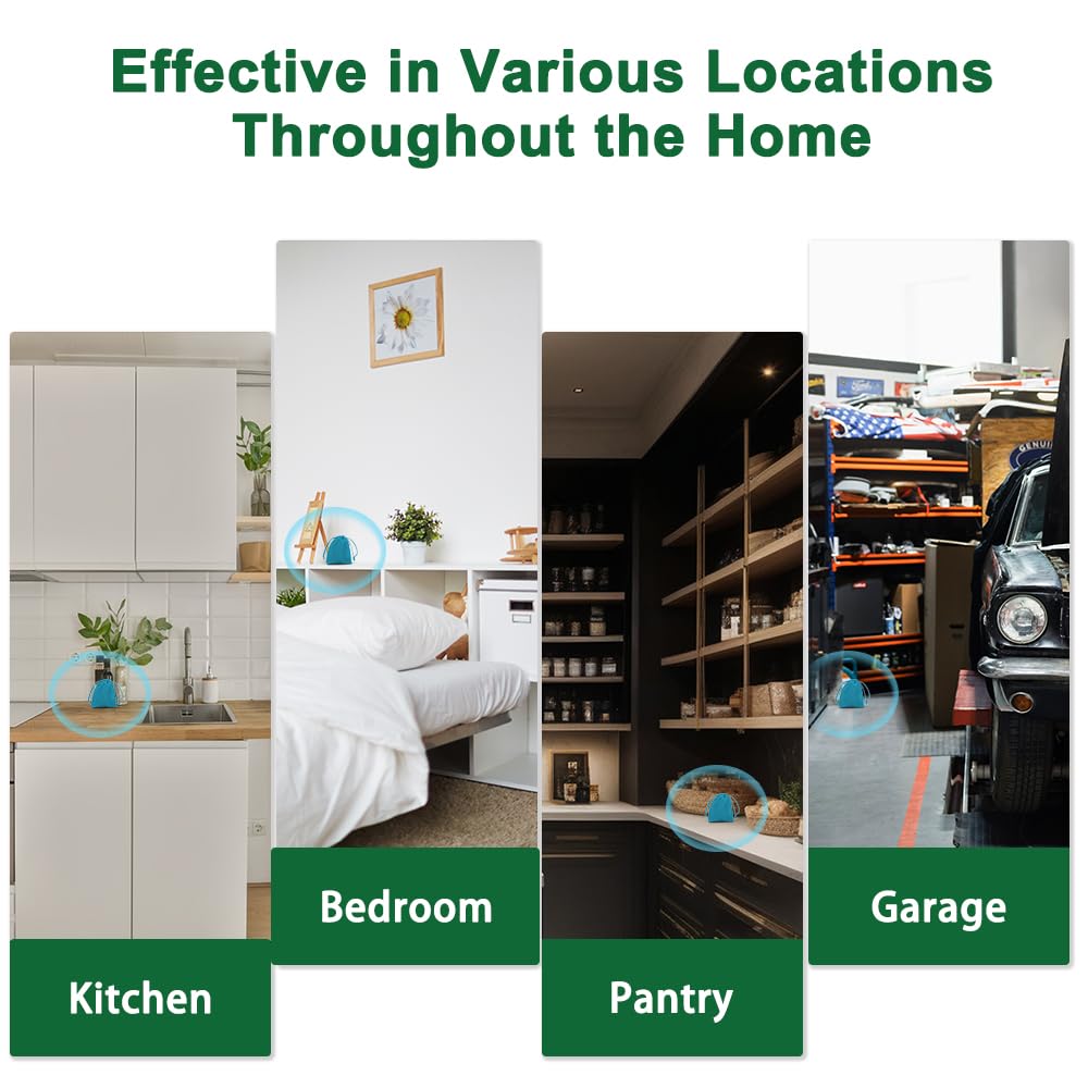 10 Pack Powerful Spider Repellent Indoor for House Garage Long-Term Spiders Repelling, Effective Spider Repellent Pouches Made with Natural Ingredients Safe for Kids and Pets, Easy to Use, No Mess