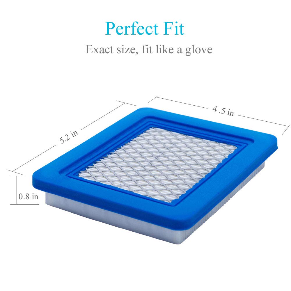 HOODELL 3 Pack 491588S Air Filter with Pre Filter, Compatible with 491588 493537 493537S Toro 20332 Craftsman 33644, Push Lawn Mower Air Cleaner