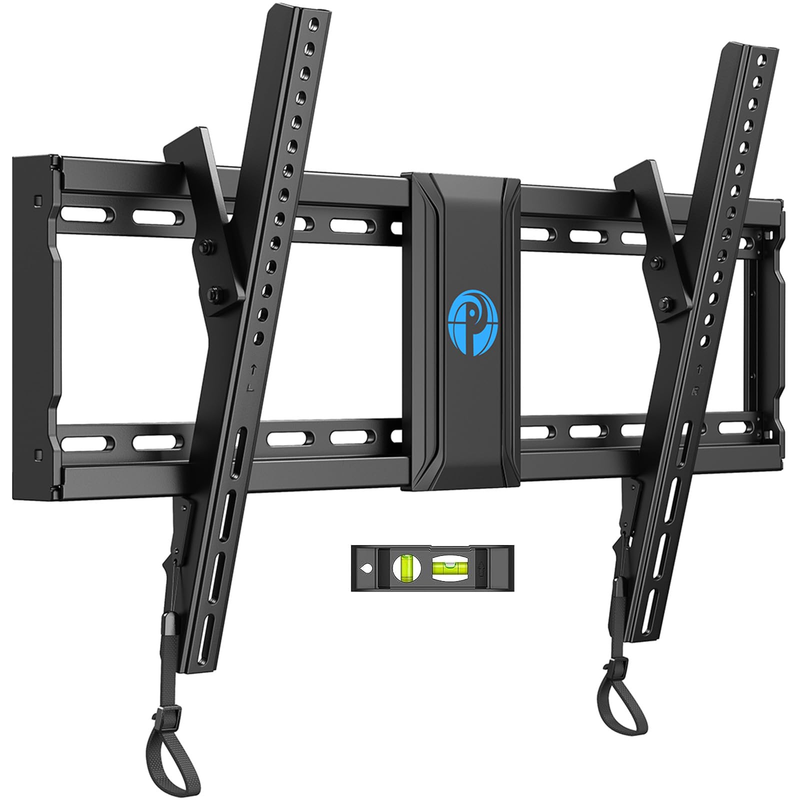 Pipishell Tilting TV Wall Mount for Most 37Ã¢ÂÂ82 inch TVs up to 132 lbs, Low Profile TV Mount with Adjustable Pull Cords, Sturdy TV Wall Mount Bracket for Flat or Curved TVs, Max VESA 600x400mm, PILT7