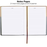 2025 Planner Calendar, 8"x10" : Includes 14 Months (November 2024 - December 2025) / 2025 Weekly Planner/Weekly Agenda/Monthly Calendar Organizer (Brown/Black)