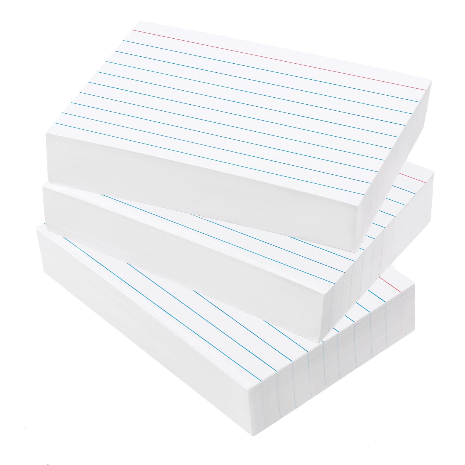 300 PCS Index Cards 4x6 Ruled - Goefun White Lined Note Cards 4 x 6 Flash Cards for Studying, Note Taking and To Do List