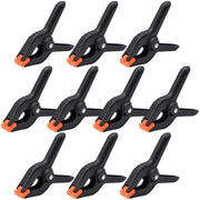 10/20/30/60 Pack Spring Clamps, 3.5in Plastic Spring Clamps, Heavy Duty Clamps for Crafts and Woodworking, Backdrop Clips Clamps for Backdrop Stand, Photography(10 Pack)