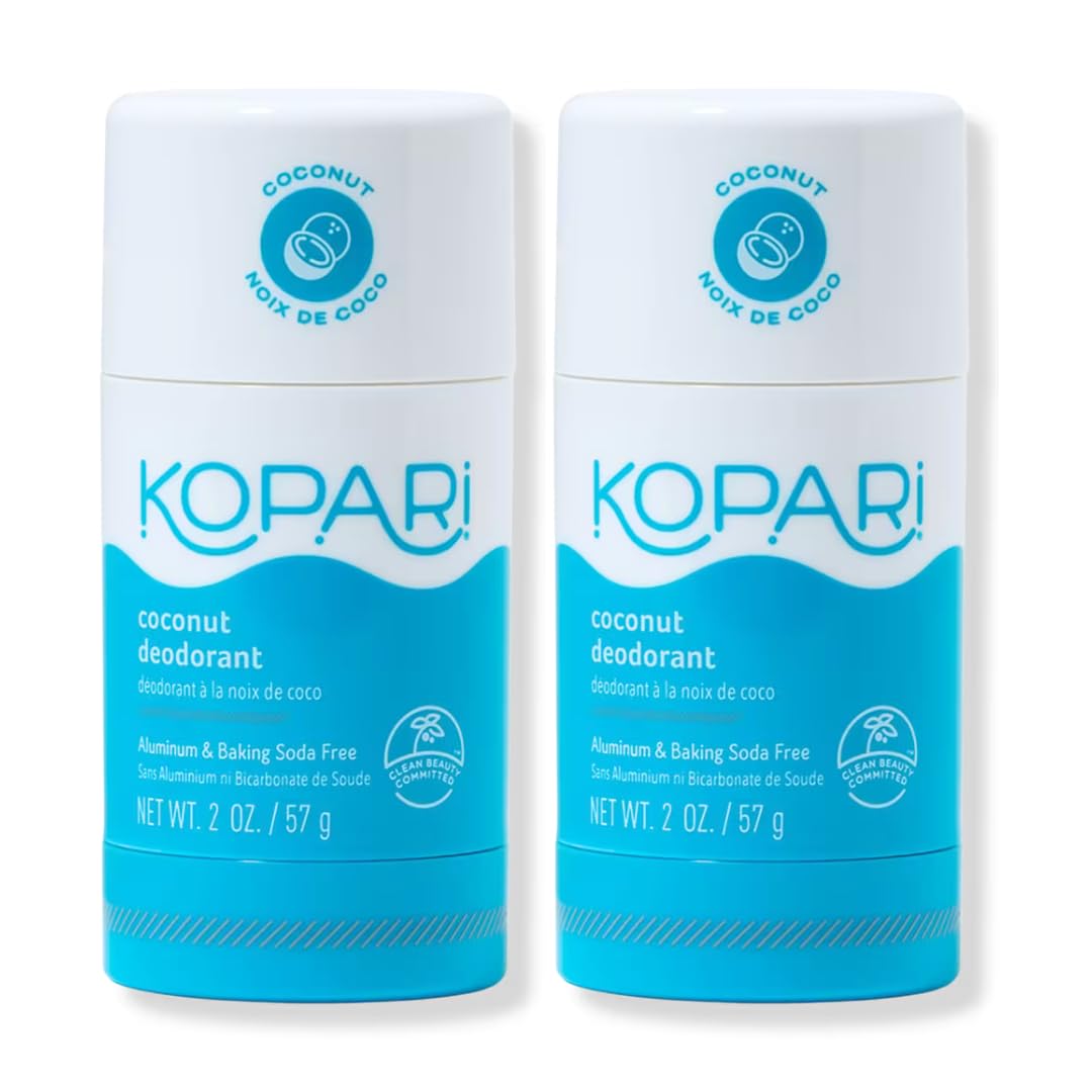 Kopari Aluminum Free Deodorant with Organic Coconut Oil, Original Scent, 2.0 oz