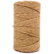 Jute Twine 328 Feet 2.5mm 4Ply Heavy Duty Brown Jute Rope String for Home Gardening Plant Picture Hanger Industrial Packing Mason Jars Wedding Decorations Crafts