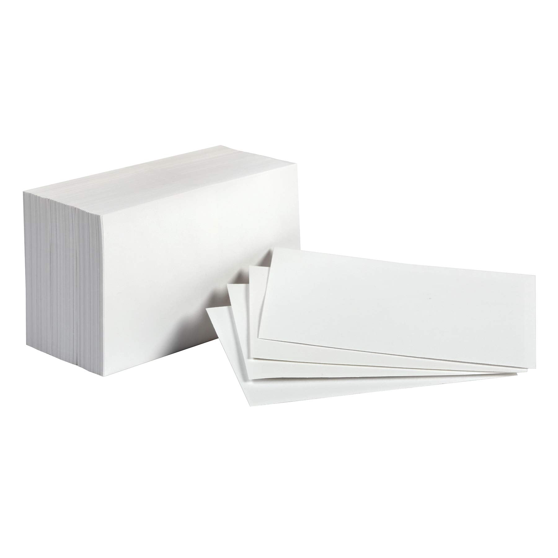 Amazon Basics Ruled Lined Index Note Cards, 500 Count, 5 Pack of 100, White, 5 in x 8 in