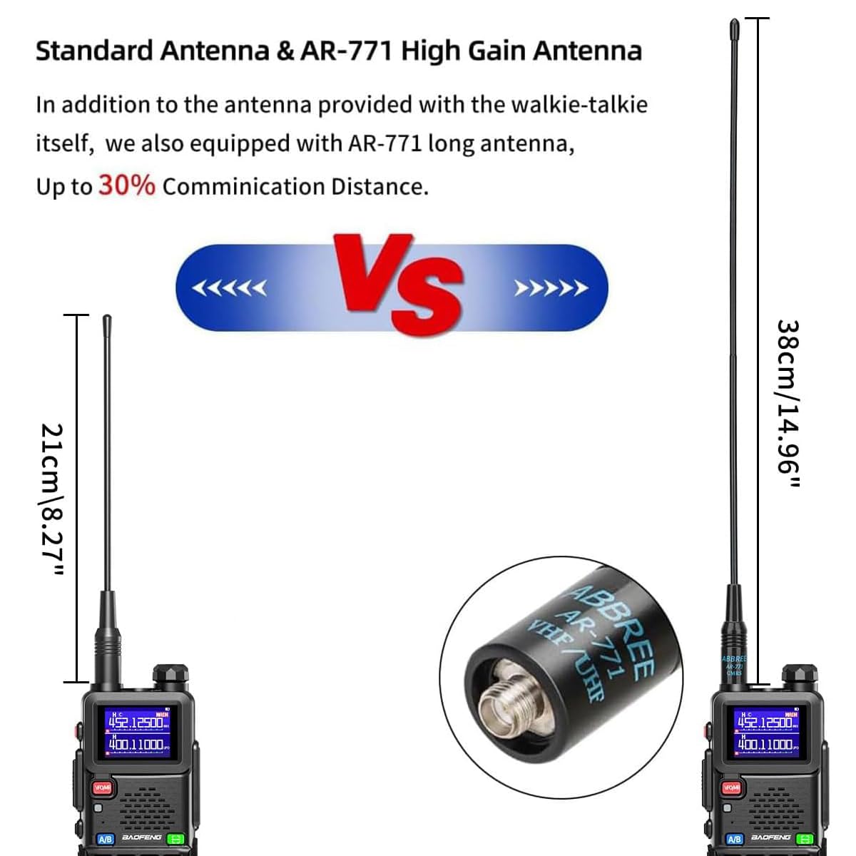 Baofeng Radio Ham Radio Long Range AR-5RM 10W Handheld NOAA Emergency Weather Radio 999CH Rechargeable Walkie Talkies with Programming Cable,USB-C Charging for Survival Gear Hunting Camping,2 Pack