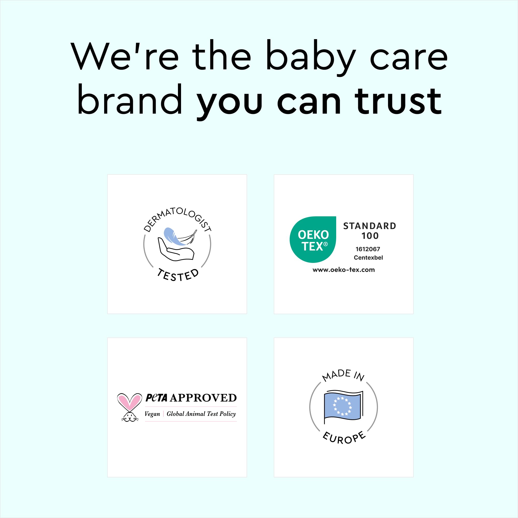 LILLYDOO Baby Diapers - Size 1 (4-11 lbs), Half-Monthly Supply (72 Count), Leak Protection, Skin-Friendly, Ultrasoft, Perfume- & Chlorine-Free, Hypoallergenic, Dermatologist Tested, Oeko-TEX®