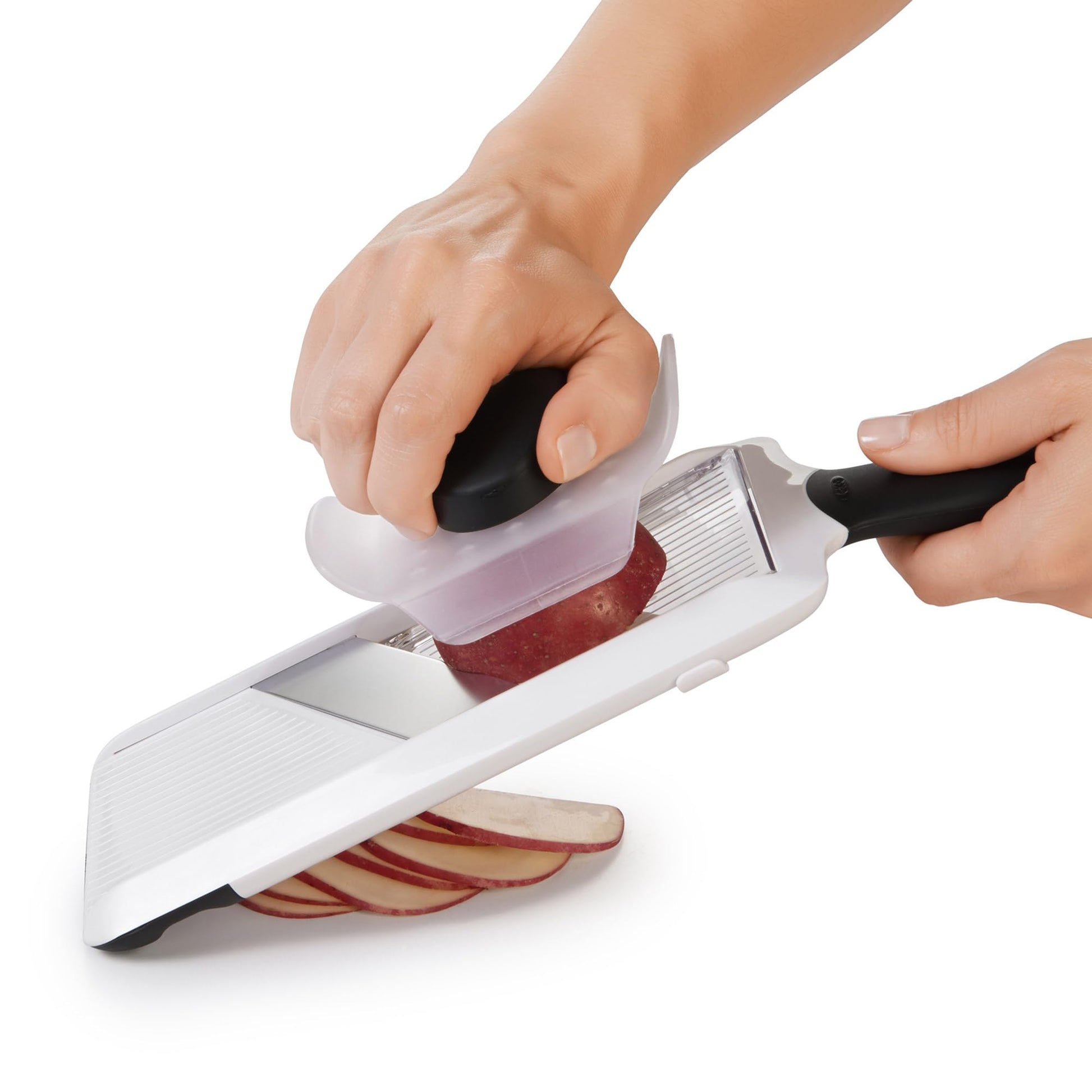 OXO Good Grips Handheld Mandoline Slicer for Kitchen, Adjustable Vegetable Slicer