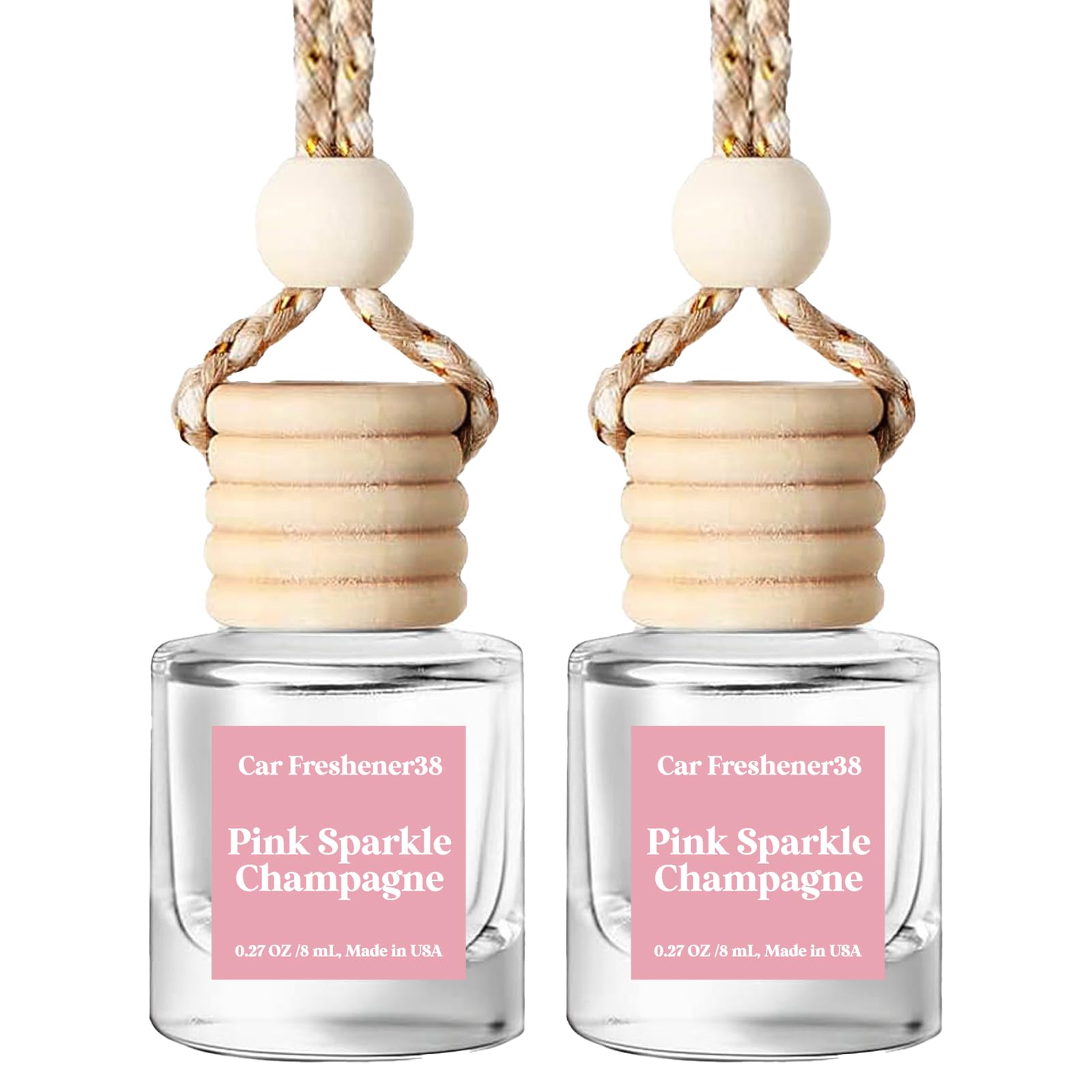 HoogaLife Car Air Freshener Diffuser – Revitalize Your Drive with Hanging Air Freshener Diffuser Aromatic Bliss On The Go(Maho&Teakwood Plus)