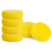 6 Pcs Pottery Sponges, Round Painting Sponge 3inch Yellow Artist Sponges Craft Clay Sponge Watercolor Sponges for Face Painting Pottery Ceramics Art Crafts