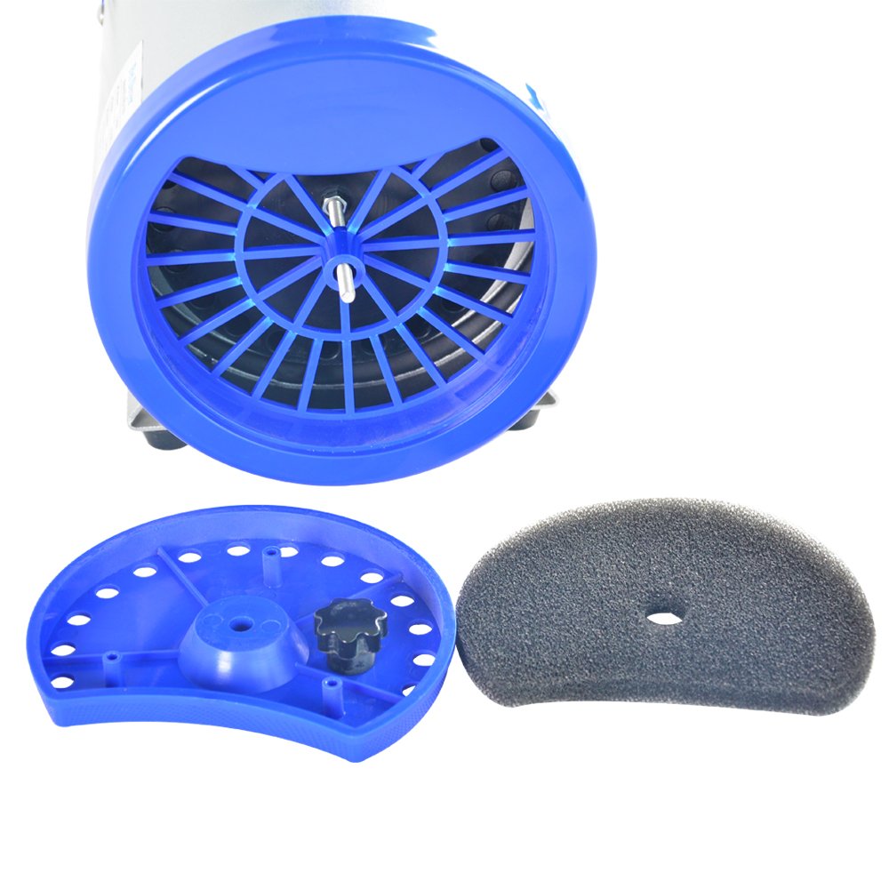 SHELANDY Groomer Partner Pet Hair Force Dryer Dog Grooming Blower with Heater (Blue)