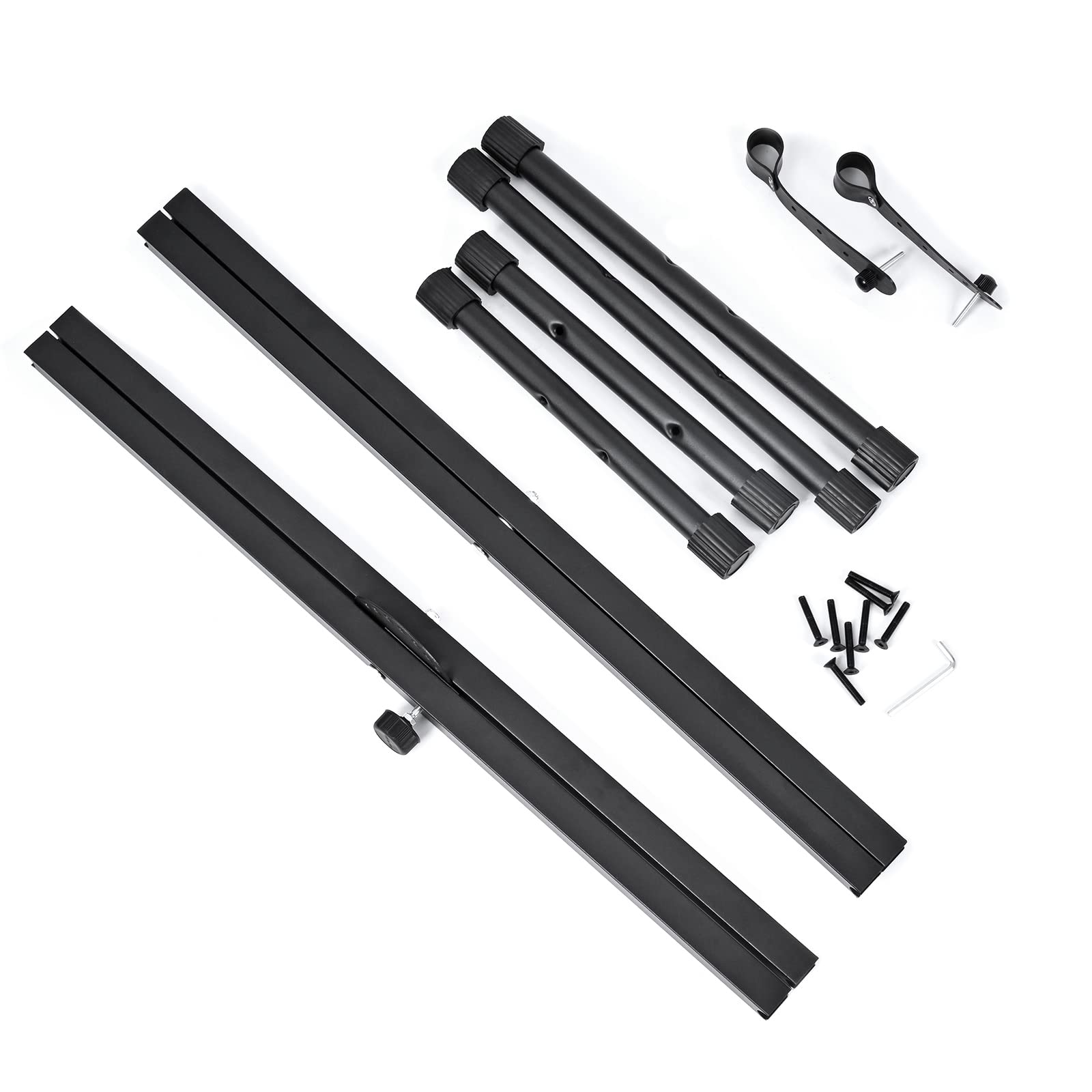 tipatyard Keyboard & Bench Set, 2024 Upgrade Heavy Duty Double-X Keyboard Stand, Adjustable & Portable Digital Piano Stand with Locking Straps
