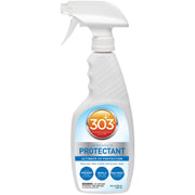 303 Products (30308CSR) UV Protectant Spray for Vinyl, Plastic, Rubber, Fiberglass, Leather & More – Dust and Dirt Repellant - Non-Toxic, Matte Finish, 16 Fl. oz., White