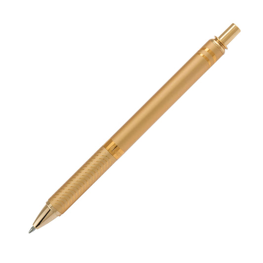 PENTEL EnerGel Alloy RT Retractable Liquid Gel Pen, (0.7mm), Gold Barrel, Black Ink, Gift Box (BL407XABX)