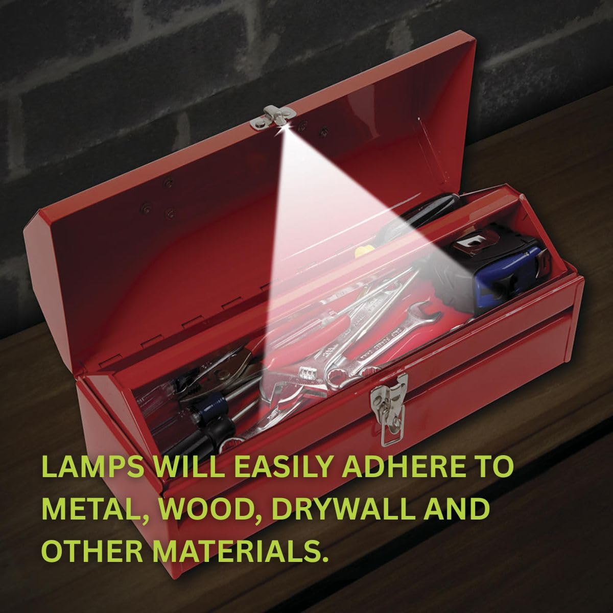 Panther Vision Button LAMP Adhesive LEDs Light Package - Lightweight, Ultra Small, Ultra Bright LED Utility Lights (6 Pack)