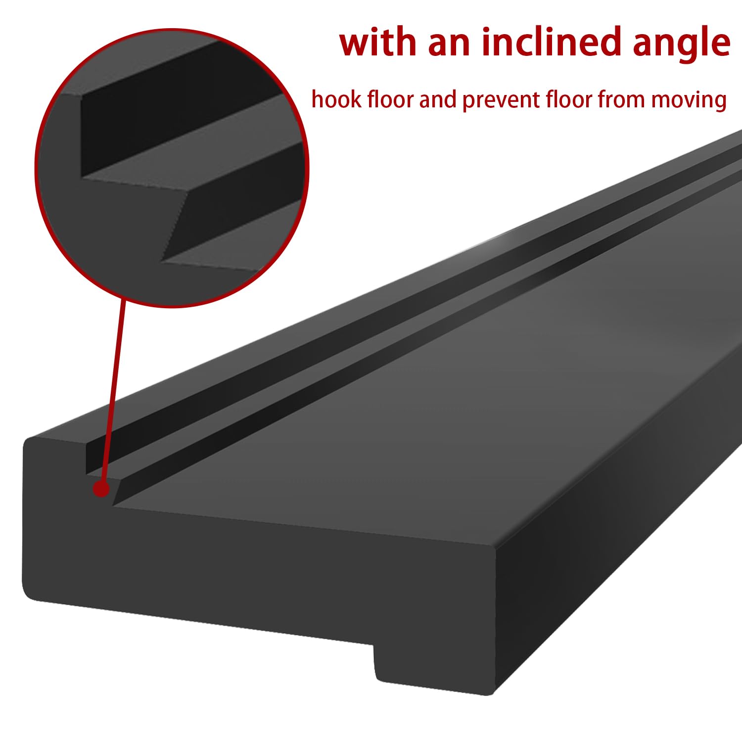 Tapping Block for Vinyl Plank Flooring, NAACOO 3 Edges - Meet Different Floor Thickness. Double Sided with Notches - Use for Tongue&Groove or Click-Lock Floor, Universal Laminate/Vinyl Flooring Tools.