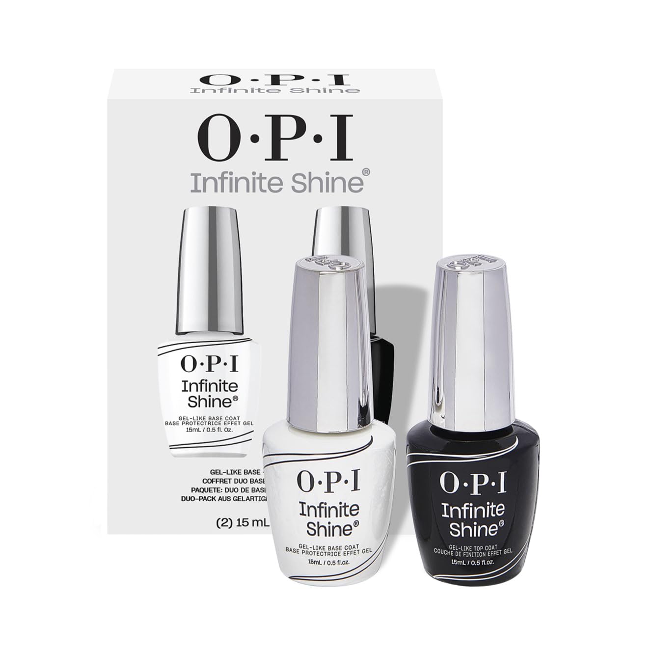 OPI Infinite Shine Top Coat | Long Wear Nail Polish Top Coat | Protects Nails, High Gloss Shine, Prevents Scratches