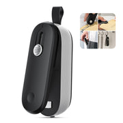 ODSD 2 in 1 Mini Bag Sealer - Heat Seal & Cutter with Lanyard, Portable Handheld Chip Bag Sealer for Snacks, Candies & Food Storage (Batteries Included)