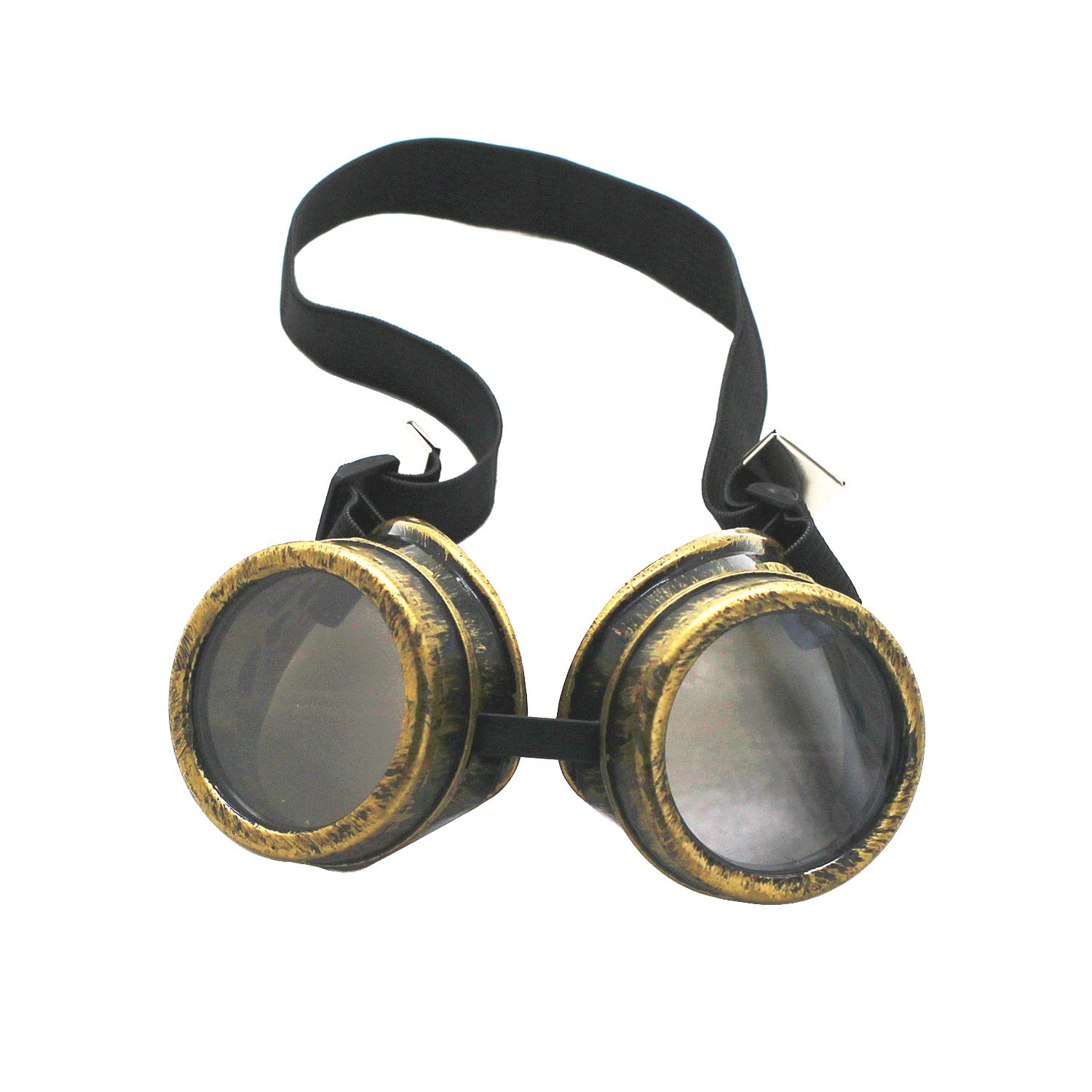 WEICHUAN New Sell Vintage Steampunk Goggles Glasses Cosplay Punk Gothic(Purple Bronze)