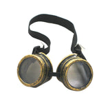 WEICHUAN New Sell Vintage Steampunk Goggles Glasses Cosplay Punk Gothic(Purple Bronze)